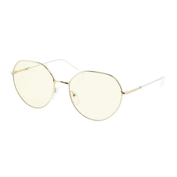 Prada 0PR 65XS ZVN01F Pale Gold Round Sunglasses - Picture 1 of 5